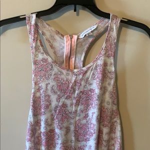 Pink paisley tank